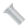 Newport Fasteners Self-Clinching Stud, M6-1.0, 12mm, Self Clinching, Steel, Zinc Finish, 4000 PK 635039